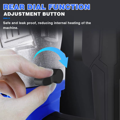 1500W Rotary Hammer Drill-6 Adjustable Speeds,4 Functions,Electric Demolition Hammer with SDS plus Chisels and Drill Bits & Case