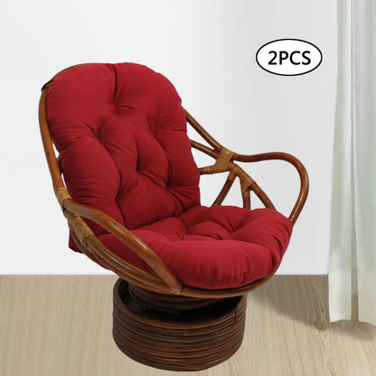Patio Rattan Swivel Chair Rocker Cushion Garden Seat Pad Garden Furniture Patio Recliner Rocking Chair Cushion