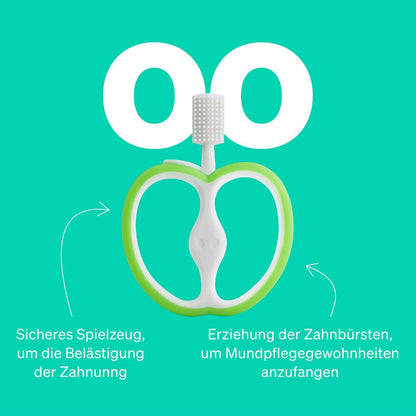 Beißring Baby Von Lovenoobs™, BPA/BPS Frei Einfach Zu Reinigen, Zahnungshilfe, Greifling, Silikon Zahnbürste, Beißspielzeug, Spielzeug, Unisex, Teether, Grün
