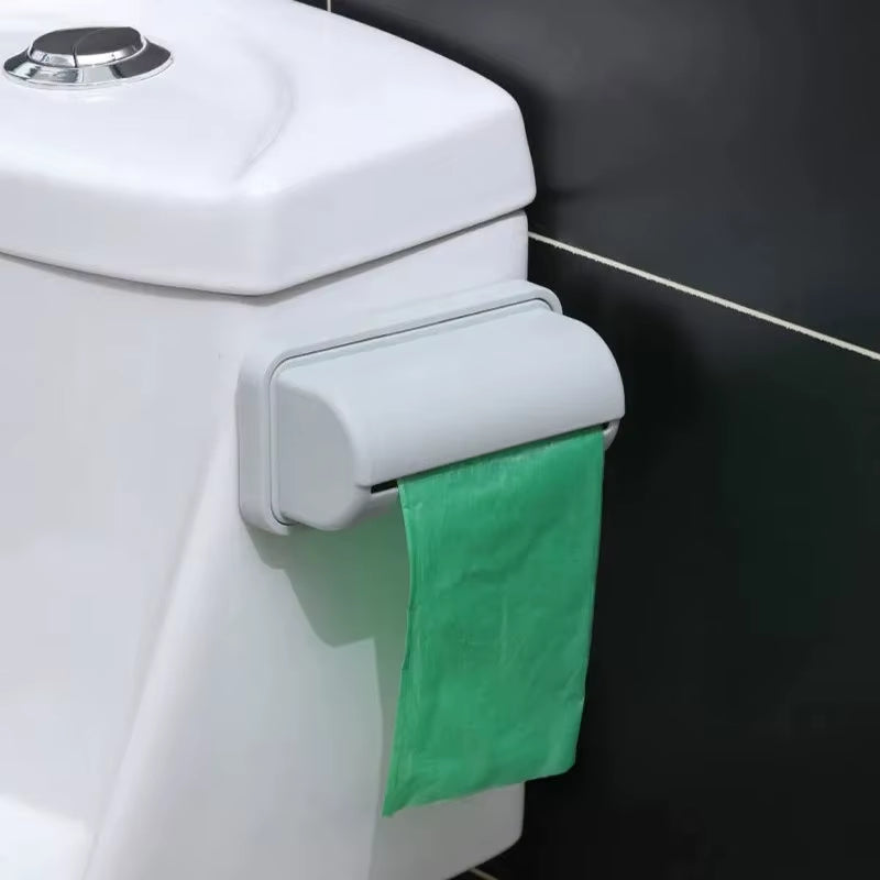 Trash Bags Storage Box Garbage Bag Dispenser for Kitchen Bathroom Wall Mounted Grocery Bag Holder Kitchen Plastic Bags Container