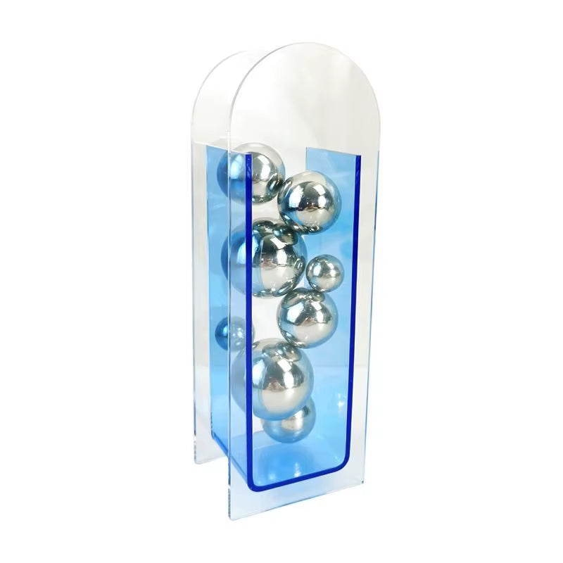 Acrylic Vase Dazzle Transparent Flower Vase Decoration Ornaments Small Vase Creativity Home Decoration