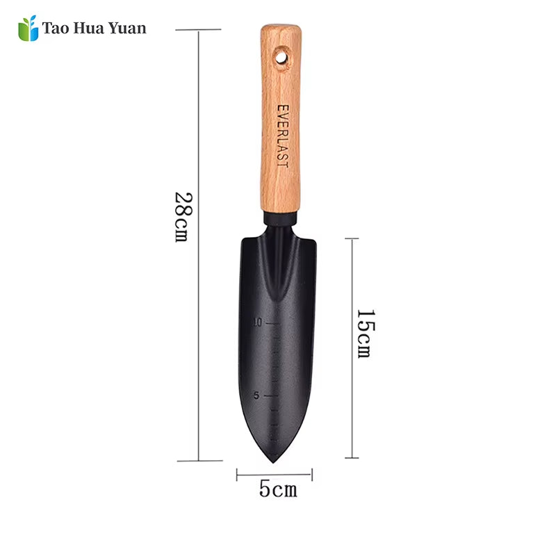 New Arrival Carbon Steel Garden Shovel Flower Planting Shovel Garden Wooden Handle Gardening Hand Tools  Tools