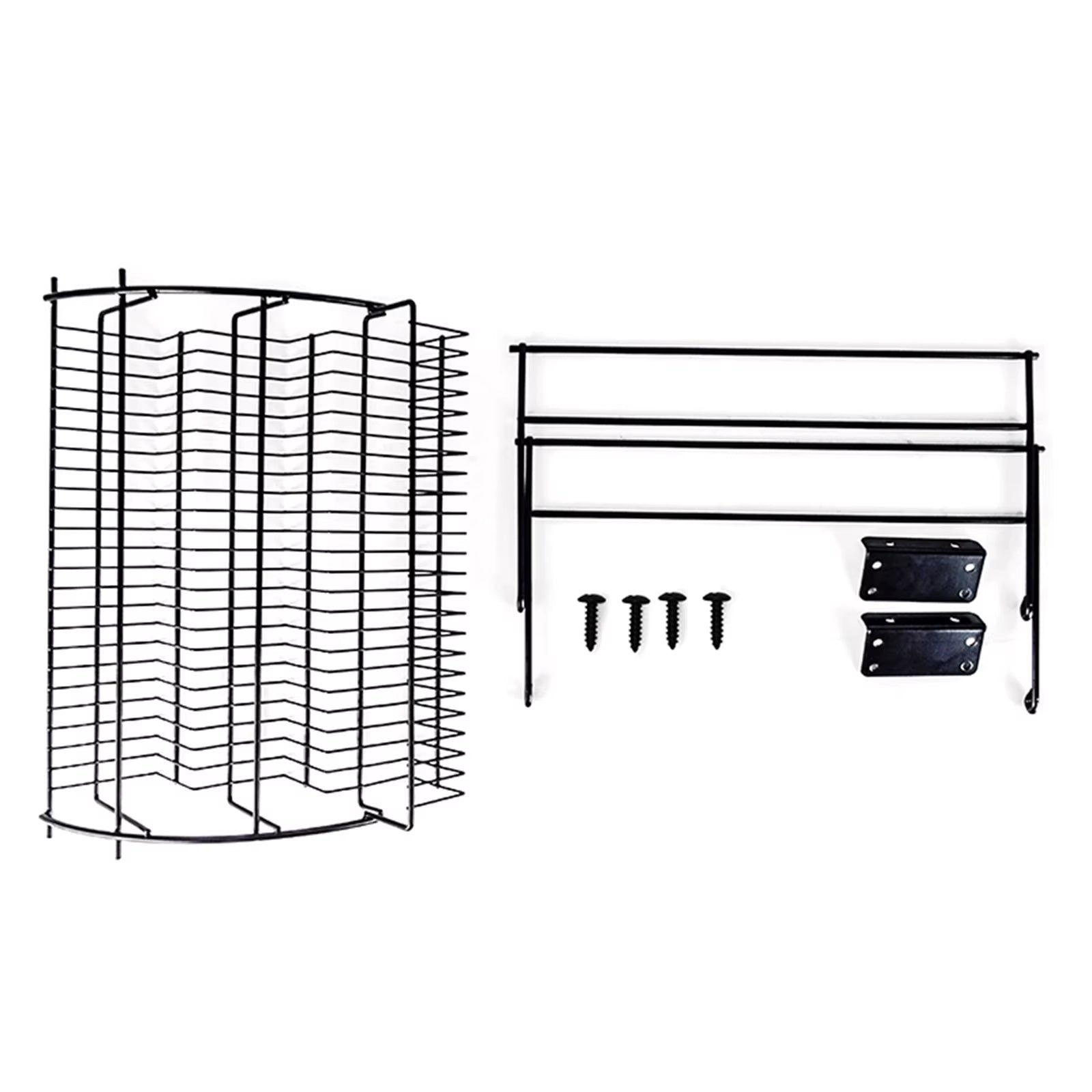 3 Floors Black Spice Organizer Retractable Kitchen Storage Organiser Saving Kitchen