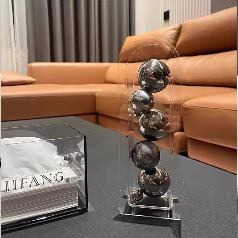 Acrylic Vase Dazzle Transparent Flower Vase Decoration Ornaments Small Vase Creativity Home Decoration