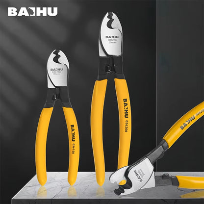 Insulated Cable Cutter Electrician Professional Pliers Shock Wire Stripper Tool Pliers Cable Scissors Hand Tools