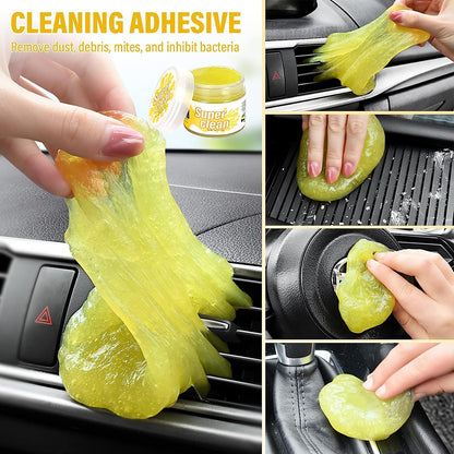 AOKITO Auto Reinigungsset - 20-Teiliges Autopflege Set Für Innenraum Und Außen - Autowaschset Mit Bürsten, Polierschwämmen, Reinigungsgel Und Mehr - Praktische Tragetasche Inklusive