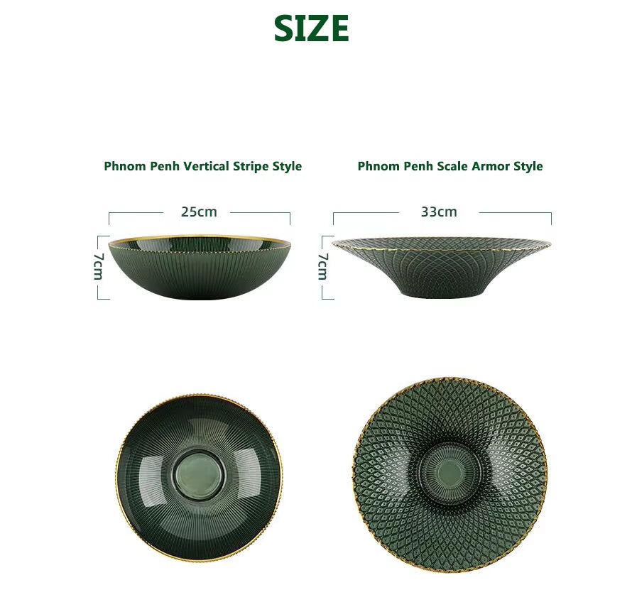 High-End Glass Fruit Tray Living Room Home Coffee Table Decoration American Light Luxury Tray Creative Candy Basket Decoration