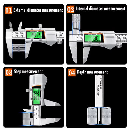 Stainless Steel Housing Digital Caliper 0-150Mm Measuring Tool