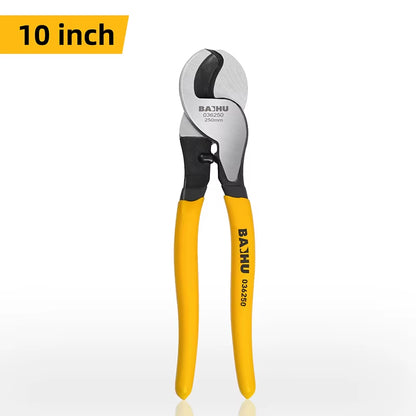 Insulated Cable Cutter Electrician Professional Pliers Shock Wire Stripper Tool Pliers Cable Scissors Hand Tools