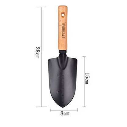 New Arrival Carbon Steel Garden Shovel Flower Planting Shovel Garden Wooden Handle Gardening Hand Tools  Tools