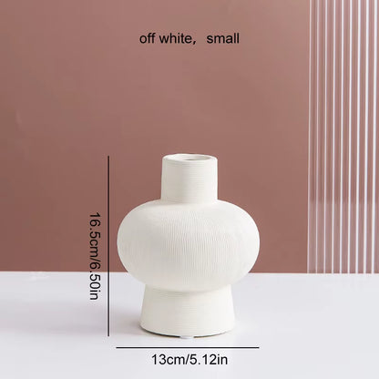 Nordic Minimalism Brushed Ceramic Vase, Minimalism Flower Pot, Home Decoration, Living Room Ornament, Porch, Porch