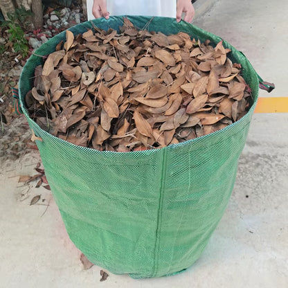 Garden Waste Bags Heavy Duty Reusable Garden Sacks Garden Tools Bags for Garden Waste Plant Waste Grass Leaves Bag